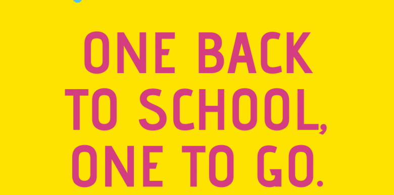 One back to school, one to go.